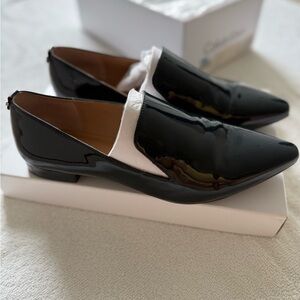 Calvin Klein Elin Patent Shoes - Deep Navy